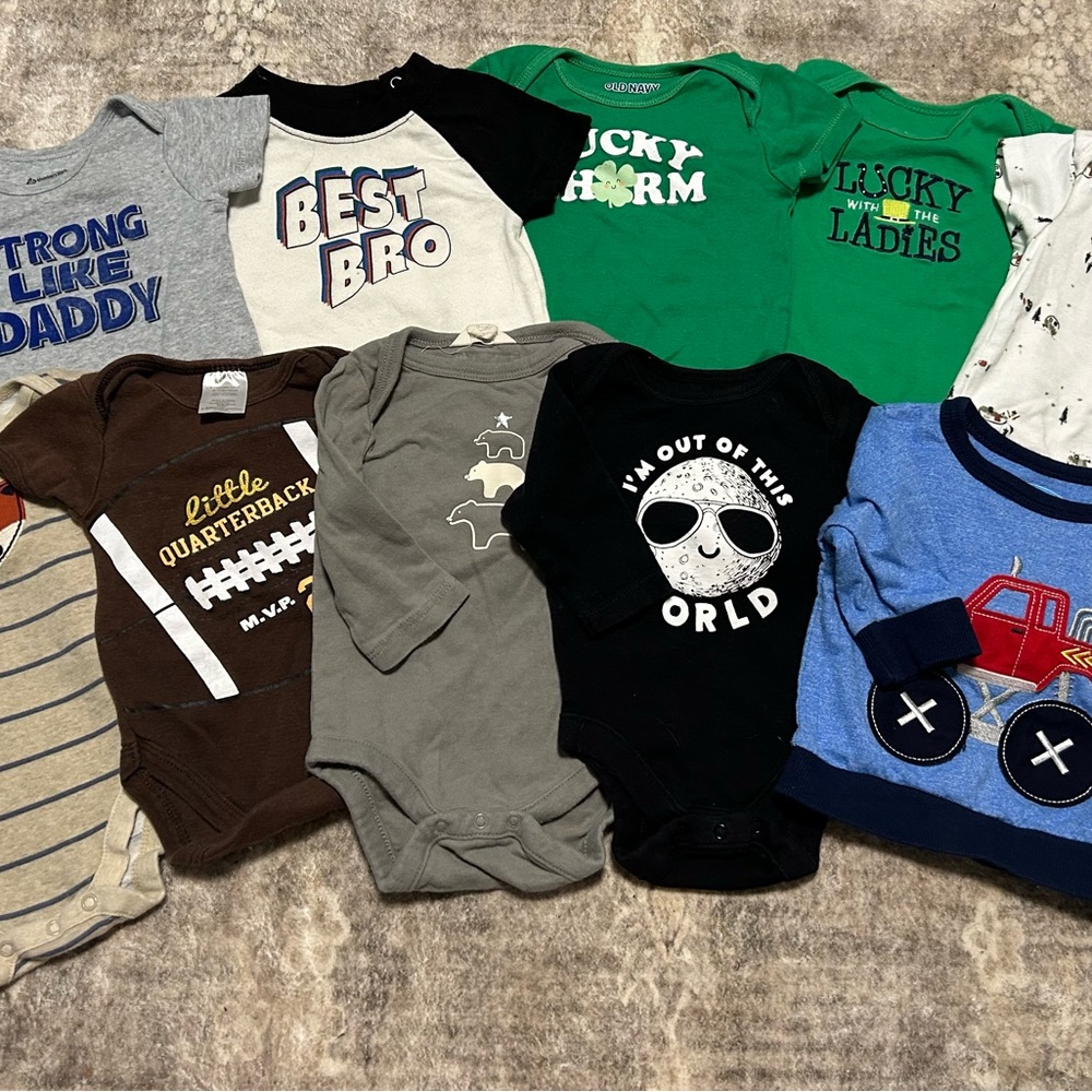 Assorted Baby Onesies Set